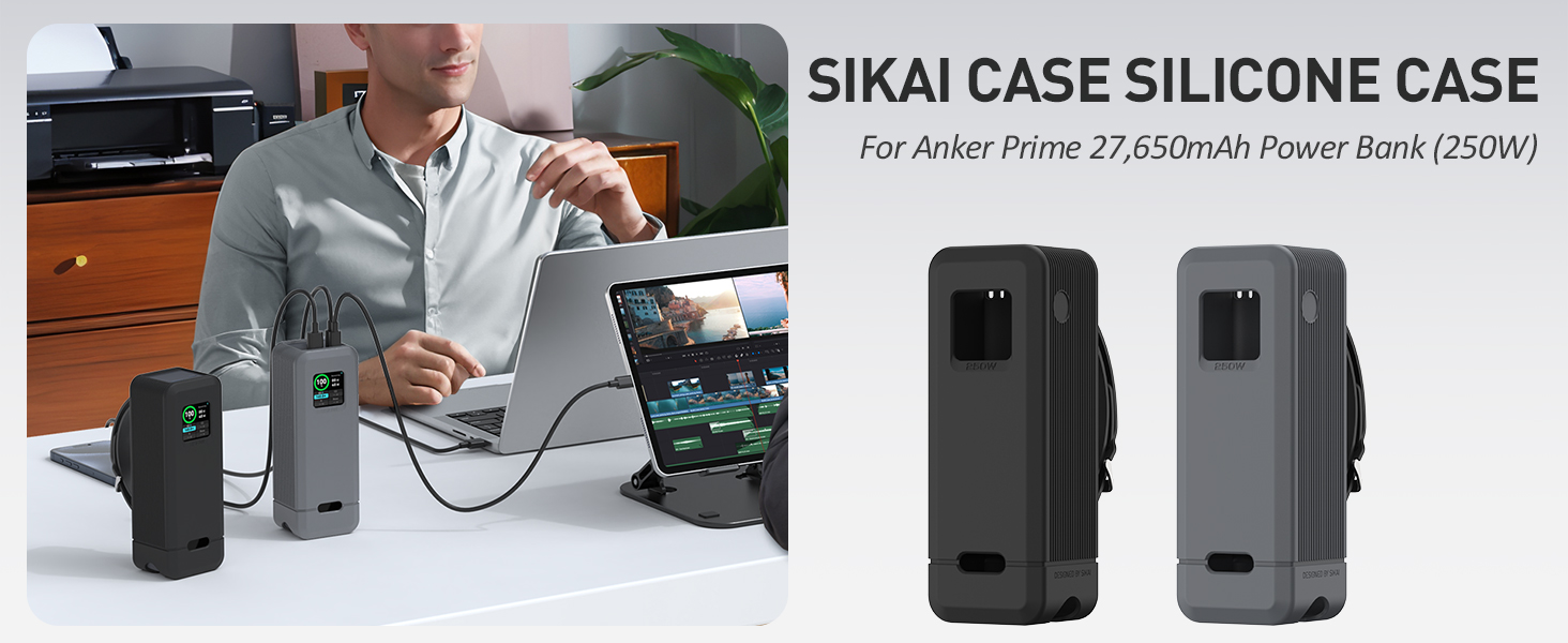 Amazon.com: Silicone Case for Anker Prime Power Bank 27,650mAh